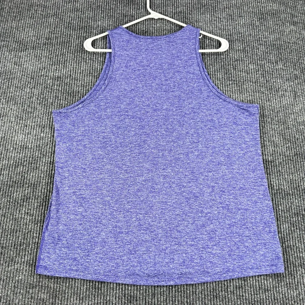 Nike Tank Top Shirt Womens XL Extra Large Purple Sleeveless Dri Fit Training Gym